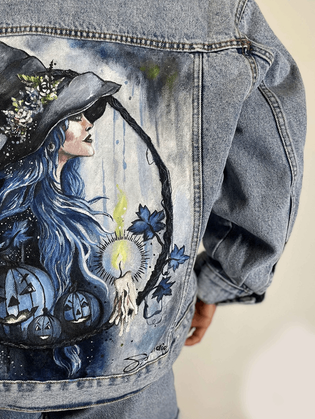 Hand Painted Denim Jacket